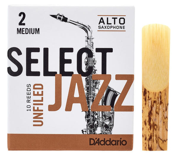 D'Addario Woodwinds Select Jazz Unfiled Alto 2M
