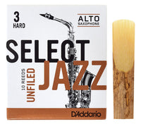 D'Addario Woodwinds Select Jazz Unfiled Alto 3H